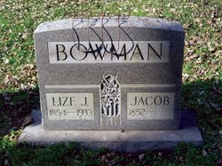 Eliza Jane “Lize” <I>Holt</I> Bowman 
