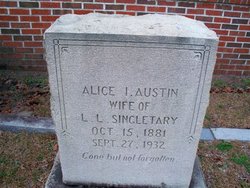 Alice Inez <I>Austin</I> Singletary 