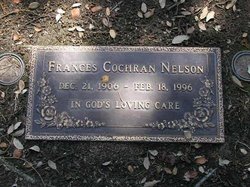 Frances <I>Cochran</I> Nelson 