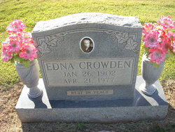 Edna <I>Letson</I> Crowden 