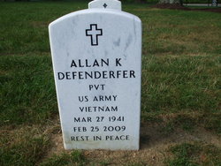 Pvt Allan Kent Defenderfer 
