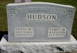 Janie M. <I>Holmes</I> Hudson 