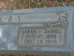 Sarah Francis <I>Daniel</I> Avery 