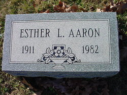 Esther L. <I>Pierce</I> Aaron 