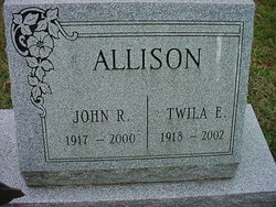 Twila Elizabeth <I>Sutter</I> Allison 