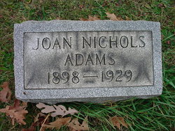 Joan A. <I>Nichols</I> Adams 