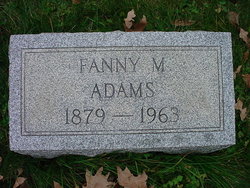 Fanny M. <I>Corey</I> Adams 