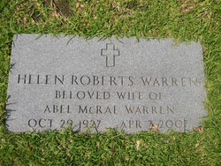 Helen <I>Roberts</I> Warren 