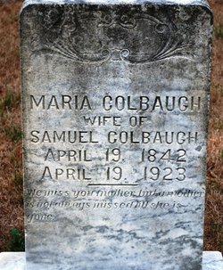 Maria Lucinda Gale <I>Carr</I> Colbaugh 