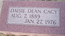 Daisy Dean “Daisie” <I>Ezell</I> Cacy 