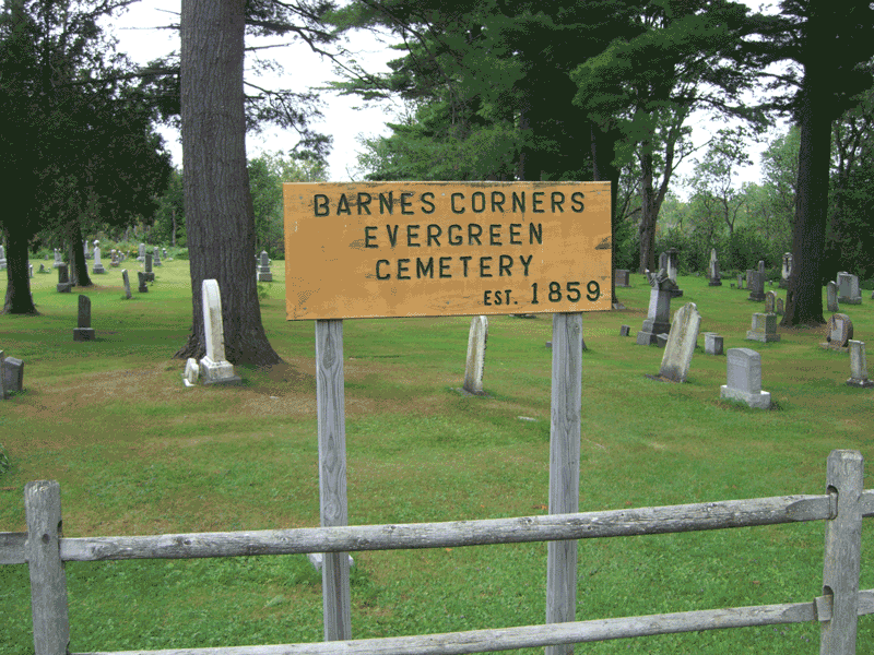 Barnes Corners Evergreen Cemetery
