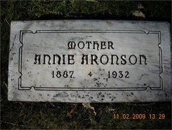 Anna “Annie” <I>Olson</I> Aronson 