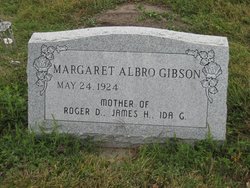 Margaret Jeanette <I>Albro</I> Gibson 