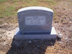 Artie Ann <I>Brown</I> Tacker 