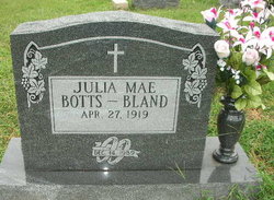 Julia Mae “Boogie” <I>Botts</I> Bland 
