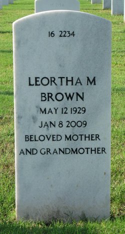 Leortha Mae <I>Cathey</I> Brown 
