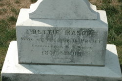 Elizabeth “Bettie” <I>Mason</I> Mason 
