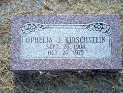 Ophelia Josephine <I>Majors</I> Kirschstein 