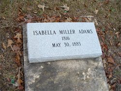 Isabella <I>Miller</I> Adams 