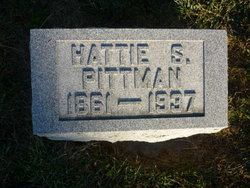 Hattie S “Hattie” <I>Osborne</I> Pittman 
