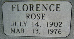 Florence <I>Rose</I> Bennett 