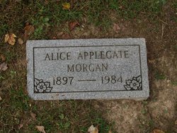 Alice <I>Applegate</I> Morgan 