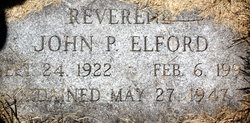 Rev John P. Elford 