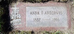 Anna Alfrida <I>Andersson</I> Anderson 