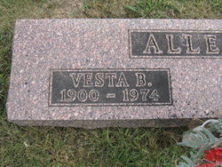 Vesta Beryl <I>Sanders</I> Allen 