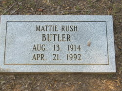 Mattie <I>Rush</I> Butler 