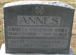 Hattie <I>Stevenson</I> Annes 