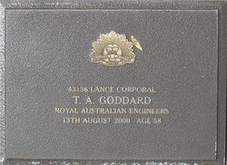 Corp T A Goddard 