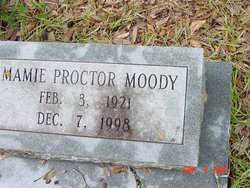 Mamie Evelyn <I>Proctor</I> Moody 