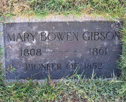 Mary Bowen <I>Porter</I> Gibson 