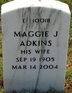 Maggie <I>Jackson</I> Adkins 