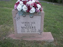 Verda Lee <I>Boles</I> Masters 