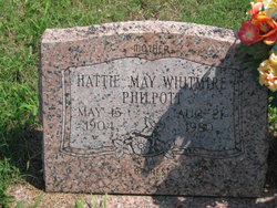 Hattie May <I>Cobb</I> Philpott 