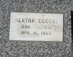 Bertha <I>Bahl</I> Eggers 