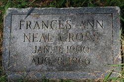 Frances Ann <I>Neal</I> Gross 