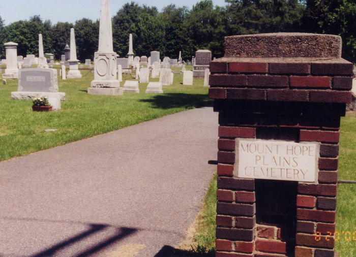 Mount Hope Plains Cemetery