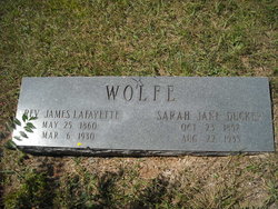 Sarah Jane <I>Ducker</I> Wolfe 