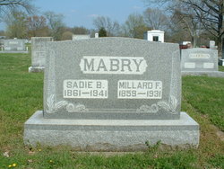 Sarah B. “Sadie” <I>Borah</I> Mabry 