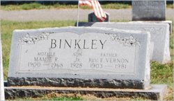 Rev E Vernon Binkley 