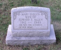 Mary Evelyn <I>Ennis</I> Allen 