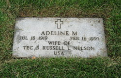 Adeline M. <I>Bakken</I> Nelson 