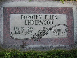 Dorothy Ellen Underwood 
