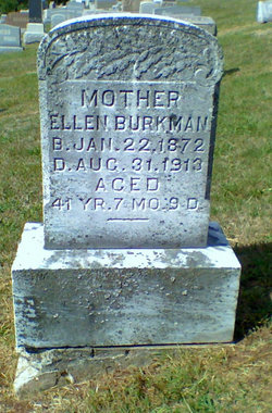 Ellen W. <I>Steffy</I> Burkman 