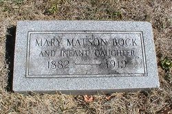 Mary <I>Matson</I> Bock 