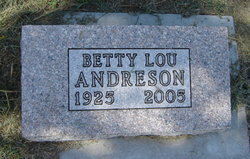 Betty Lou <I>Ballew</I> Andreson 