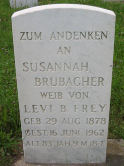 Susannah <I>Brubacher</I> Frey 